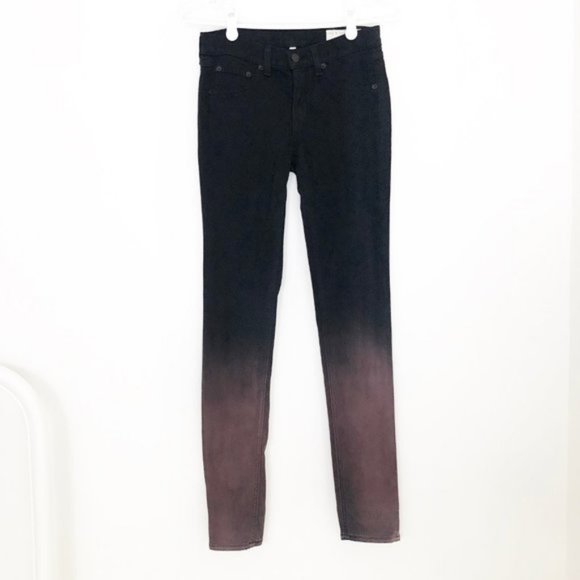 Rag & Bone Mauve ombré Skinny Jeans - Picture 5 of 10